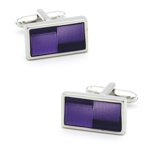 Classic Purple Cufflinks Cufflinks JayKirbyTies 