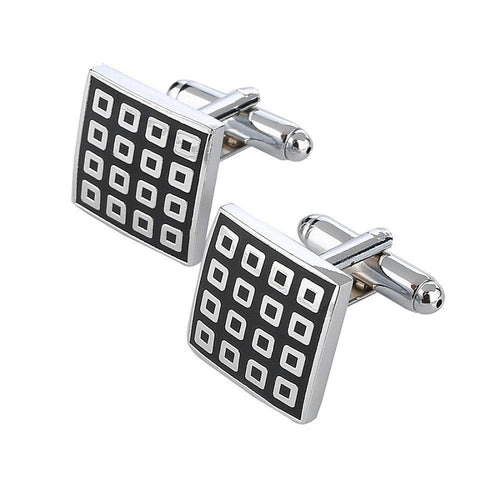 Geometric Square Cufflinks Cufflinks JayKirbyTies 