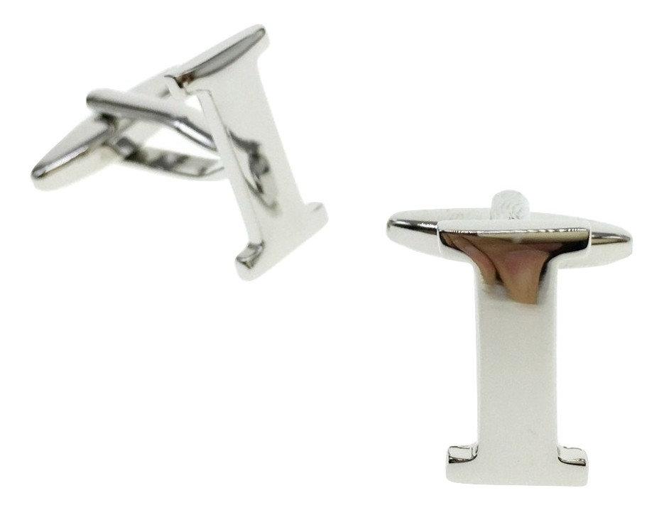 Mix & Match Initials: Silver Letter I Cufflinks (single cufflink only) Cufflinks JayKirbyTies 