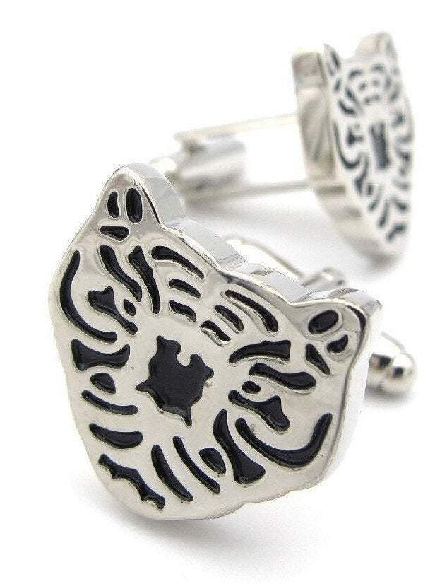 Silver Tiger Cufflinks Australia