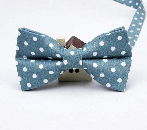 Teal Polka Dot Bow Tie Australia